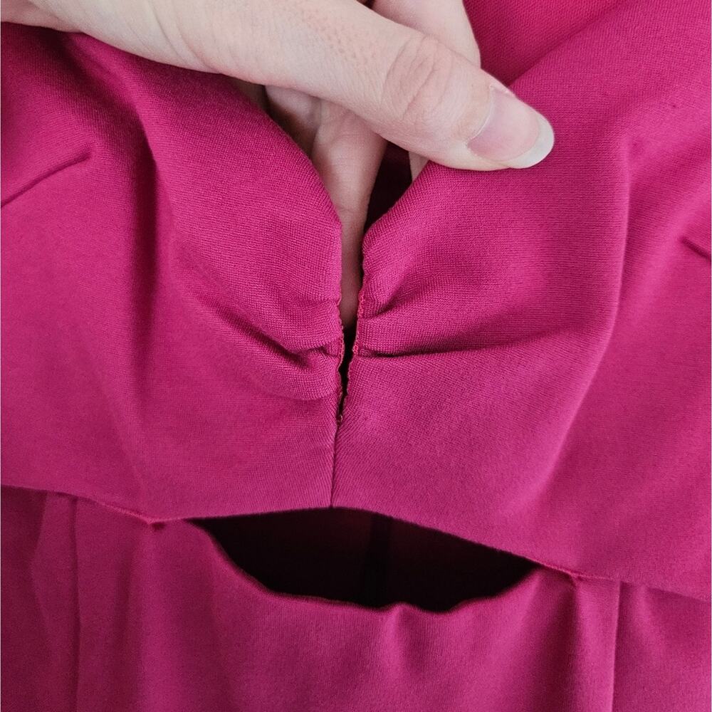 Elliatt Pink Orchid Scarlette Bodycon Long Sleeve Midi Dress NWOT Size X-Small - Picture 4 of 9